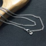 Titanium Necklace, Pure Titanium Chain Necklace for Sensitive Skin, Curb Chain Titanium Necklace, Add Your Own Pendant