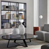 Solid Surface White Marble Coffee Table Convertible Coffee Table to Dining Tables for Furniture thumbnail-3