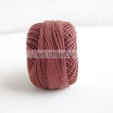 Hot Sale High Quality 100% Cotton Dyed Lace Yarn for Crochet Knitting thumbnail-5