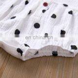 Baby Girl Plain Color Flare Sleeve Cute Pattern Romper Jumpsuit Factory Wholesale Price Boutique Girls Romper thumbnail-4