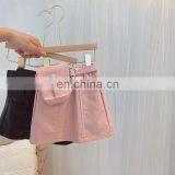 INFANT Toddler Baby Girl Skirts Leather pu Leather Black Pink Fall Kids Skirts Children Clothing Wholesale Boutiques Skirt thumbnail-5