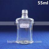 55ml Flat Glass Liquor Bottle thumbnail-1
