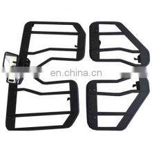 Auto Parts Accessories Exterior Half Tube Doors Tubular Door With Side Mirror for Jeep Wrangler JL & Gladiator 2018+