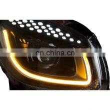 Upgrade to Full LED Headlamp Headlight and With a Touch of Blue for Mercedes Benz Smart Head Lamp 2015-2019 thumbnail-3