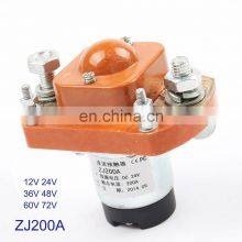 ZJ200A 1NO Normally Open 12V 24V 36V 48V 60V 72V 200A DC Contactor, Contactor DC 200A thumbnail-2