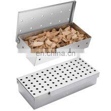 Stainless Steel  cold Smoke Generator bbq wood chips smoker box