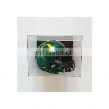 Wall Mount Black Clear Display Box Acrylic Helmet Display Case