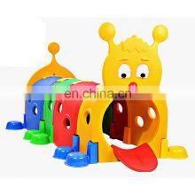 High Quality Kindergarten Funny Elf Plastic Tunnel Play Toy Amusement Park Game Children Indoor Playground Equipment for Sale