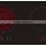 Built in 2 Burner Ceramic Hobs Smooth Electric Ceramic Hobs
