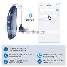 Mini Blue-tooth Hearing Aid Bte Wireless Products Digital Parts Deaf Rechargeable Manufacturer Amplifier Deaf Aid Hearing Aids thumbnail-5