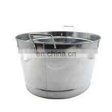 Top Sale Metal Manufacturer Branded Logo Modern Premium Giveaway Custom Galvanized Ice Buckets Parties thumbnail-1
