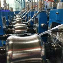 Low Carbon Steel High Frequency Fast Roller Changeover Pipe Making Machine thumbnail-5