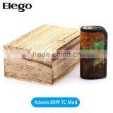 Amazing Rare Arctic Dolphin Adonis Stabilized Wood 80W TC Mod Adonis 80W thumbnail-2