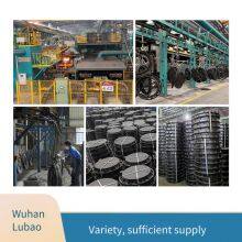 Lubao Manufacturer of Ductile Iron Round Manhole Covers 1000*1150 for Municipal Roads C250 Rain and Sewage on the Road thumbnail-4