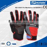 RS SAFETY Mechanic and synthetic Softtextile leather working glove for impact protection