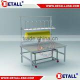 ESD Packing bench with cutter and ball transfer