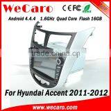 Wecaro WC-HU7202 Android 4.4.4 Car Multimedia System 1024 * 600 for Hyundai Accent Car Radio cd Mp3 WIFI 3G A9 Cpu 2011-2014 thumbnail-1