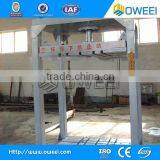 Hydraulic woven bag press baler