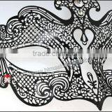 Orleans Laser-Cut Metal Black Welding Queen Mask thumbnail-2