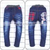 2013 Character Pattern Cheap Kids Jeans Trousers