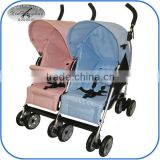 two seats popular cheap double twin baby stroller 3018T