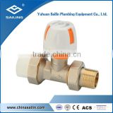 brass straight radiator valve with PPR