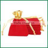 Small Quantity Accept Cheap Custom Velvet/cotton Drawstring Pouch Bag,stock Women's Lady Jewelry Bag Wholesale thumbnail-2