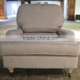 Modern French Style Leisure Wooden Furniture Single Seat Fabric Sofa thumbnail-1