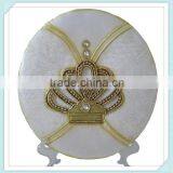 Resin Vintage Crown Design Display Plate for Home Decor thumbnail-2