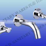 Deck-Mounted Brass Faucet