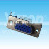 D-SUB Connector Three Row With Locating Pegs Blue Color HDR Connector thumbnail-5