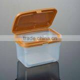 Supply Plastic Square Mobile Candy,cookies,coffee Box Container 300g,550g,1000g