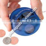 Promotional Round Shaped Soft Rubber Squeeze Coin Purse With Your Logo