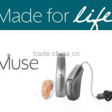 Digital programmable hearing aid for deaf starkey muse i2000 RIC AP bte hearing aid