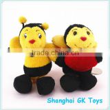 Valentine Red heart bee plush toys