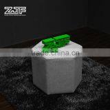 ZJF Creative Hexagon Leather Bar Stool New Design thumbnail-4