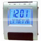 Musical Tranparent LCD Alarm Clock With Calendar