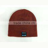 2016 New Product Uneed Bluetooth Beanie Hat With Headphone for Mp3 thumbnail-1