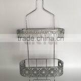 Shower Caddy, Chrome Painting of Silver.. Metal