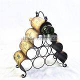 13A010BR Triangle Wine Bottle Holders for Bar or Home Decoration