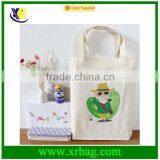 Custom Cheap White Cotton Tote Bag thumbnail-2