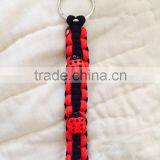 Glowing in the Dark Key Chain Survival Paracord Carabiner Keychain