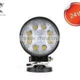 NEW ARRIVAL Off Road Car Work Light 9w 18w 27w 36w 24w LED Work Light