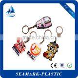2016 High Quality Custom Design Rubber Cartoon Character Keyring