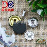 Brand Custom Logo Metal Snap Button for Leather Jacket