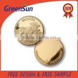Cheap Metal Gold Award Commemorative Coin thumbnail-1