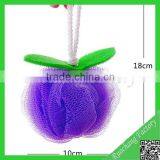 Best Quality 50g Colorful Pumpkin PE Bath Mesh Sponge