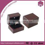 Wholesale Customized Luxury LED Light Wooden Ring Boxes