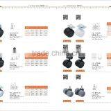 2 Inch Table Leg Casters Flat Furniture Caster Castor Wheel Small Wheels thumbnail-6