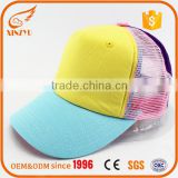 most popular products with delicate colors top quality mesh trucker cap washed mesh cap